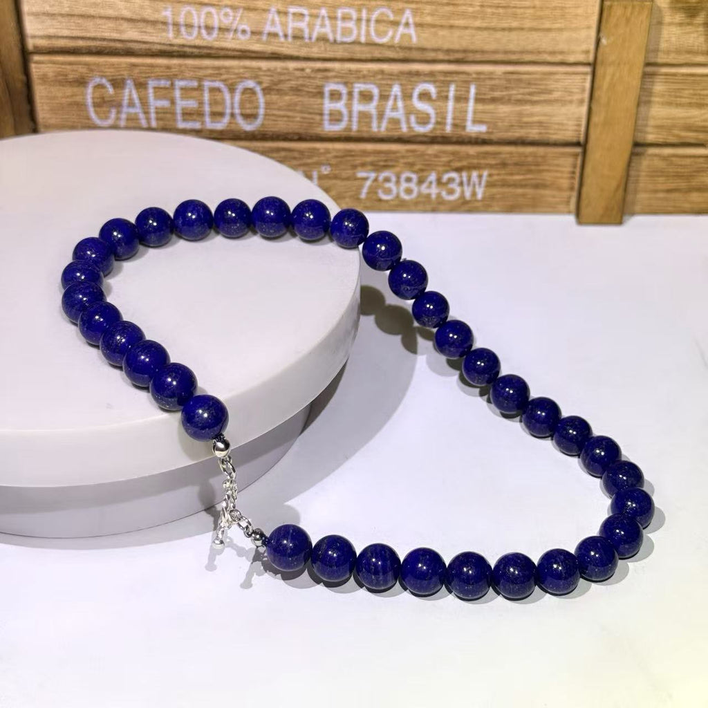 Natural Afghan Lapis Lazuli Necklace Collection (Customizable)