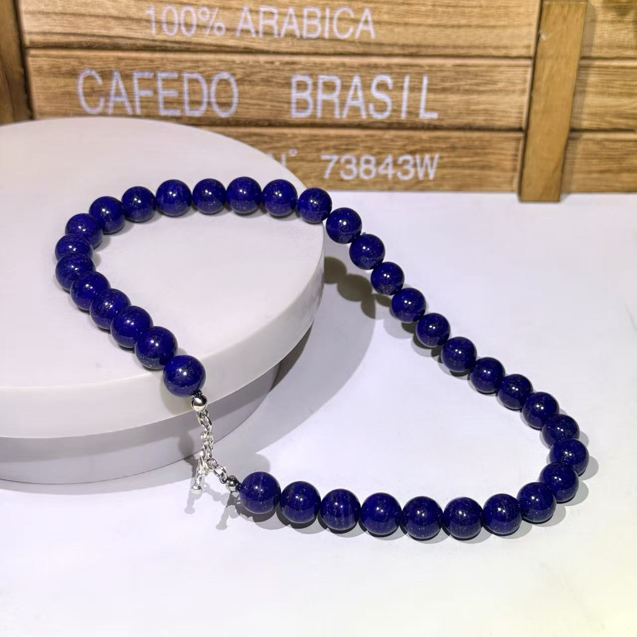 Natural Afghan Lapis Lazuli Necklace Collection (Customizable)