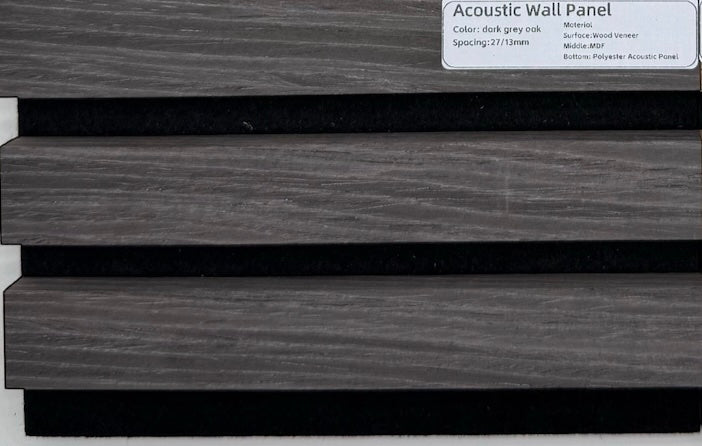 The Studio Accent Suite // Acoustic Slat Wood Panels