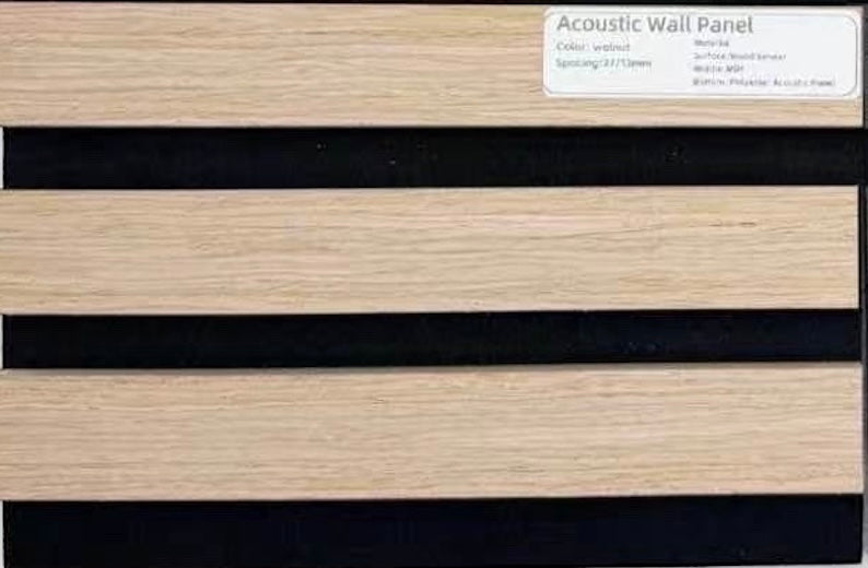 The Studio Accent Suite // Acoustic Slat Wood Panels